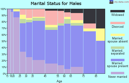 Minden marital status for males