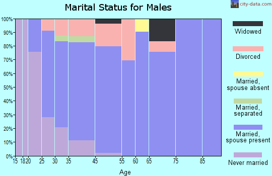 Monticello marital status for males