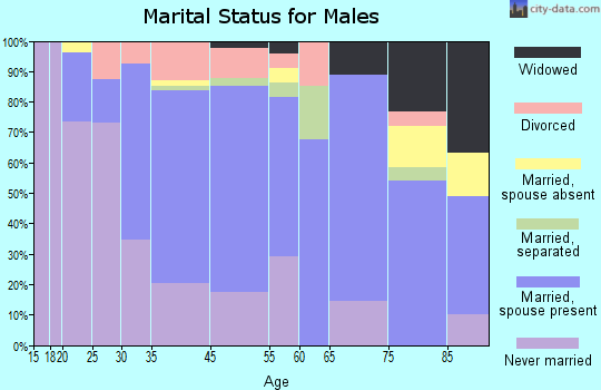 New Roads marital status for males