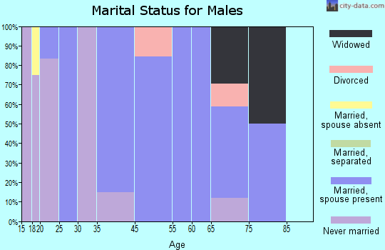 Norwood marital status for males