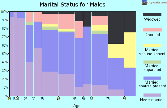 Rayville marital status for males