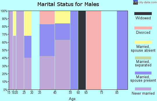 Hotevilla-Bacavi marital status for males