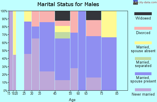 Houck marital status for males