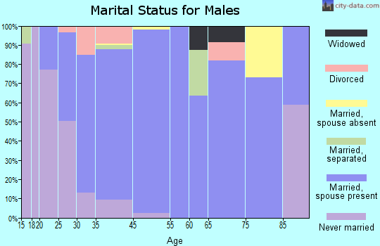 Schriever marital status for males