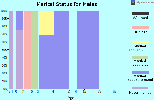 Jeddito marital status for males