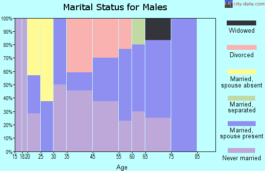 Jerome marital status for males
