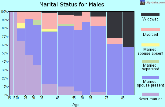 Vinton marital status for males