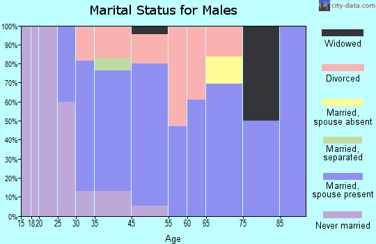 Berwick marital status for males