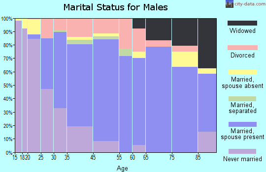 Brunswick marital status for males