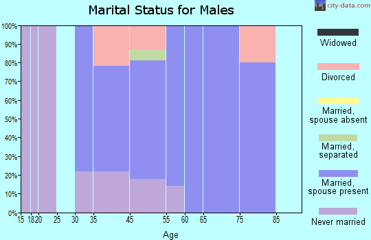 Clinton marital status for males