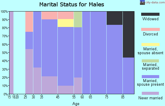 Kittery Point marital status for males