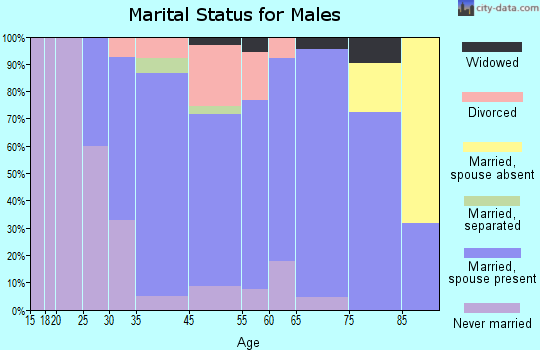 Madawaska marital status for males