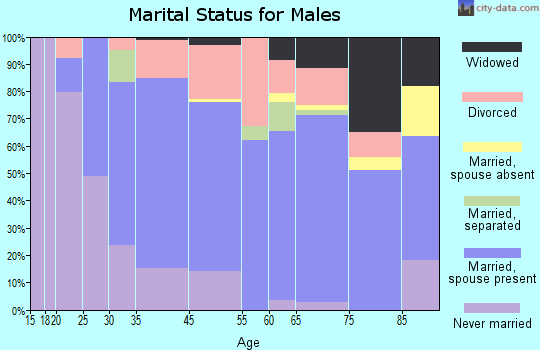 Milo marital status for males