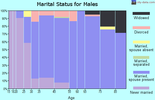 Litchfield Park marital status for males