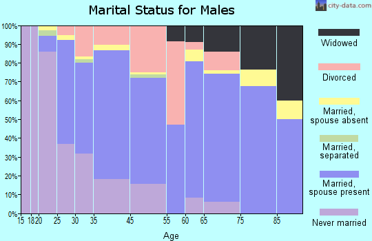 Rockland marital status for males