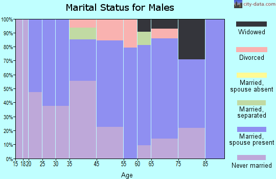 Searsport marital status for males