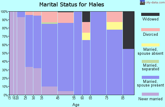 Topsham marital status for males
