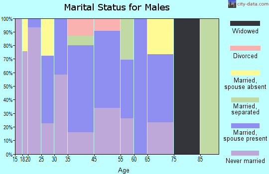 Lukachukai marital status for males