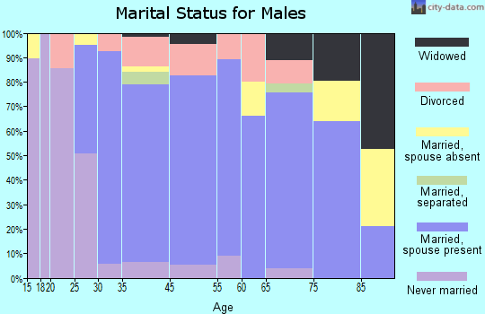 Boonsboro marital status for males