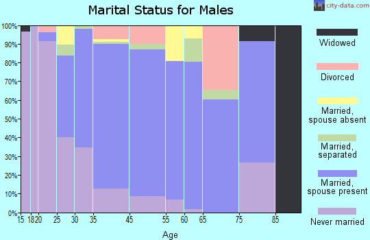Burtonsville marital status for males