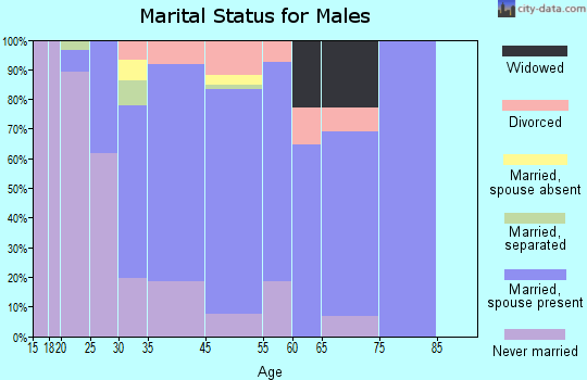 Deale marital status for males