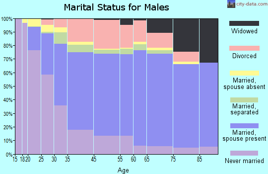 Essex marital status for males