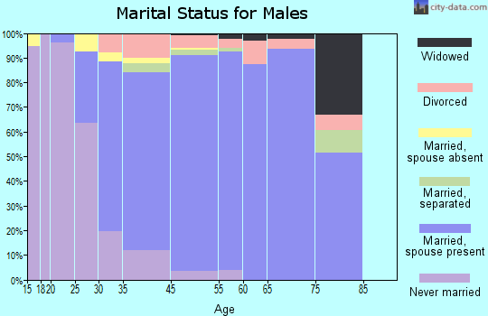 Friendly marital status for males
