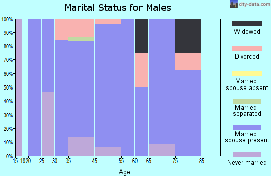 Galena marital status for males