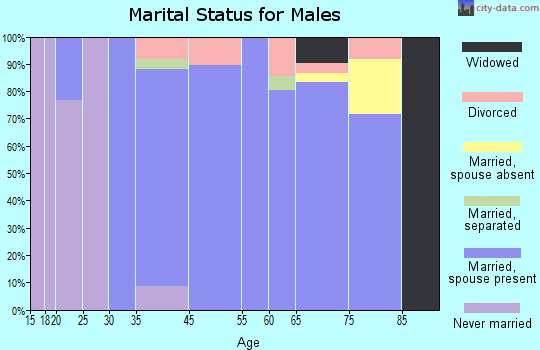Paramount-Long Meadow marital status for males