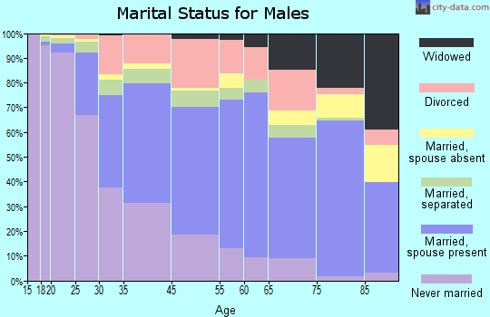 Salisbury marital status for males