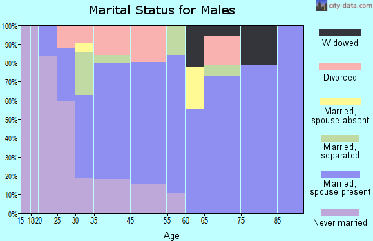 Union Bridge marital status for males