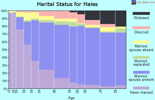 Wheaton-Glenmont marital status for males