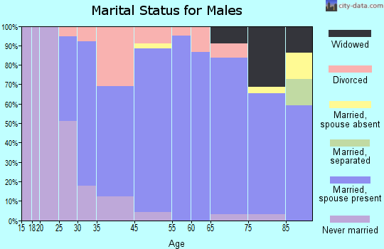 Bliss Corner marital status for males