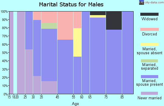 Bourne marital status for males