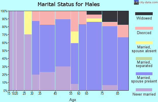 Brewster marital status for males