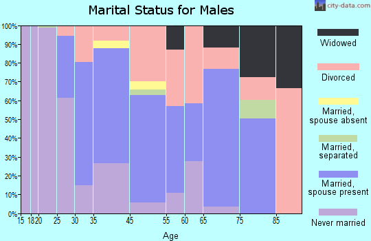 Bridgewater marital status for males