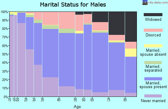 Chicopee marital status for males