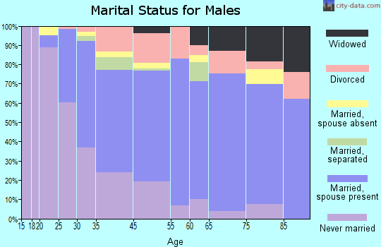 Clinton marital status for males