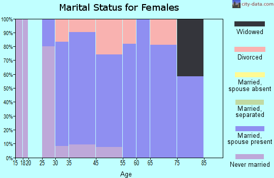 Big Bay marital status for females