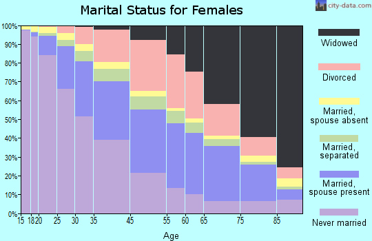 Detroit marital status for females