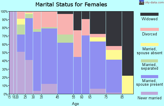 East Jordan marital status for females
