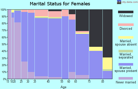 Jenison marital status for females