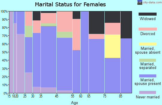 Mendon marital status for females