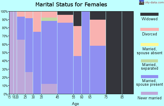 Metamora marital status for females