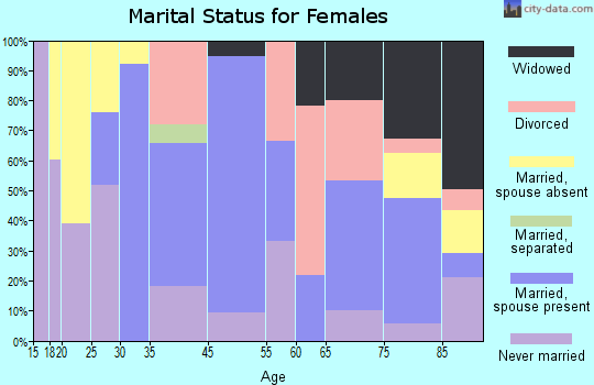 Spring Arbor marital status for females