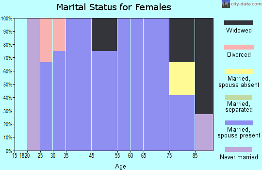 Bellingham marital status for females
