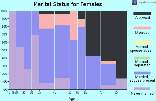 Browerville marital status for females