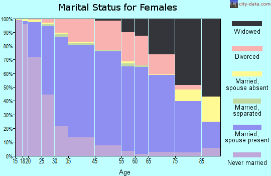 Burnsville marital status for females
