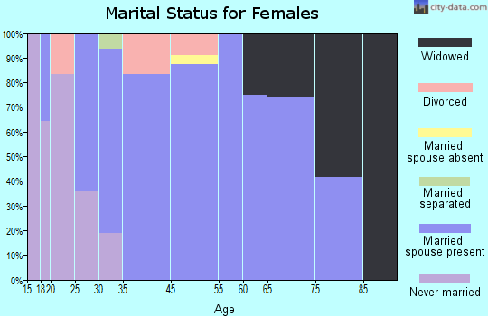 Austin marital status for females