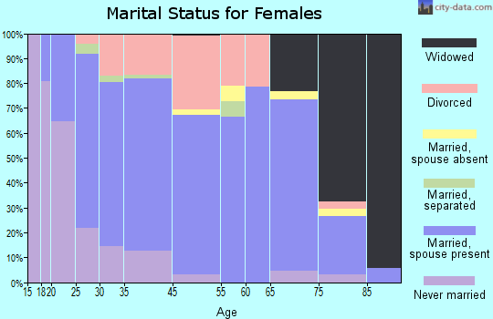 Howard Lake marital status for females